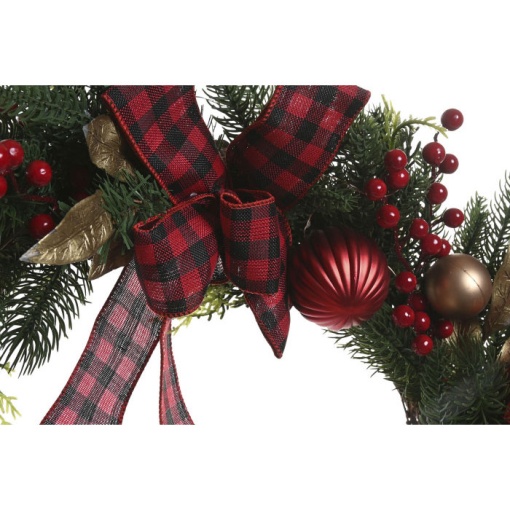 Christmas wreath with LED lights, 60cm.