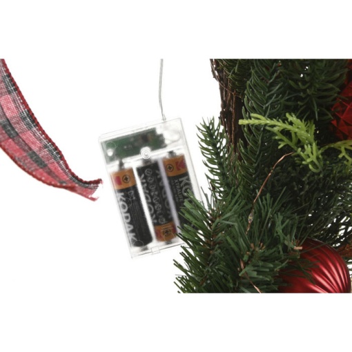 Christmas wreath with LED lights, 60cm.