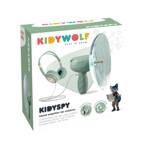 Amplificador de som com auscultadores Kidyspy KIDYWOLF