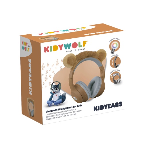 Auscultadores Bluetooth Kidyears leão KIDYWOLF