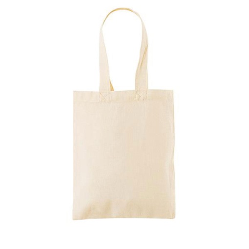 Saco de algodão cru 18x25cm com asas 35cm