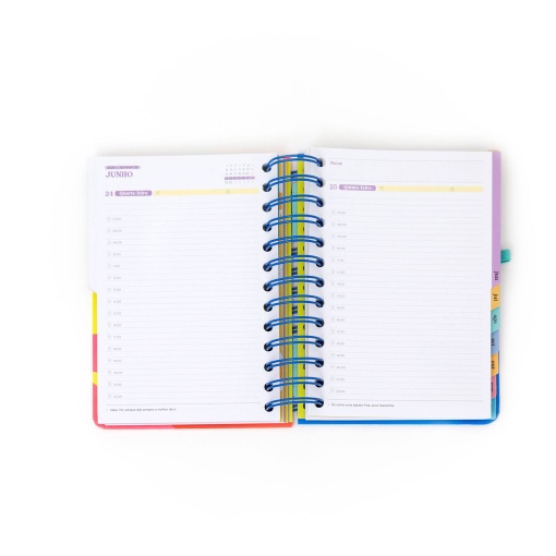 Agenda diária Wonder 134x175mm 2026 espiral MR.WONDERFUL "Quando uma porta se fecha"