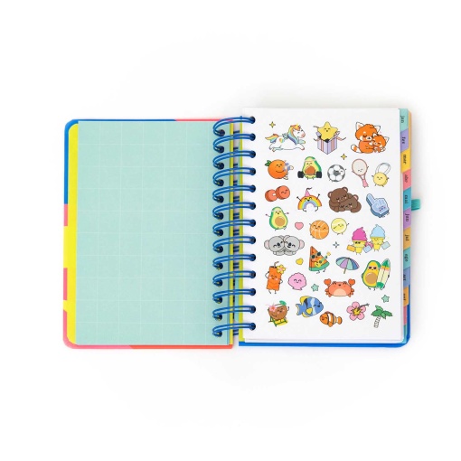 Agenda diária Wonder 134x175mm 2026 espiral MR.WONDERFUL "Quando uma porta se fecha"