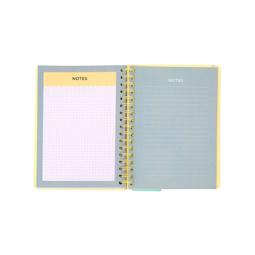 Agenda semanal Basic A5 2026 espiral MR.WONDERFUL "La vie est belle"