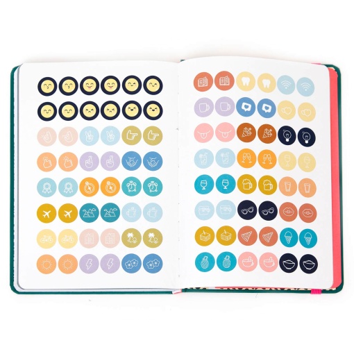 Agenda semanal Basic A5 2026 MR.WONDERFUL "My new era" com suporte para telemóvel