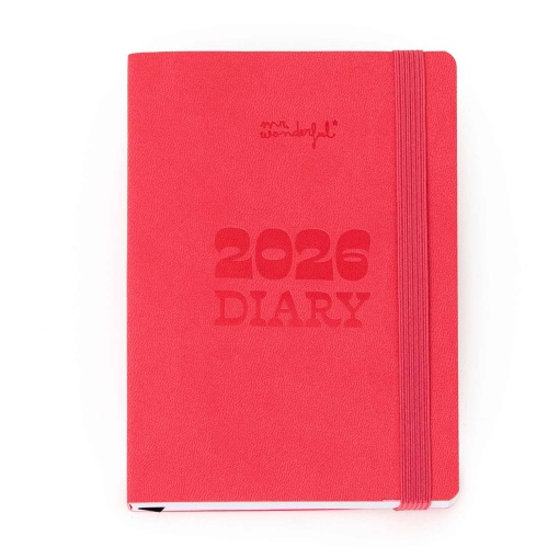 Agenda semanal Pocket 128x172mm 2026 MR.WONDERFUL rosa