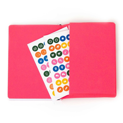 Agenda semanal Pocket 128x172mm 2026 MR.WONDERFUL rosa