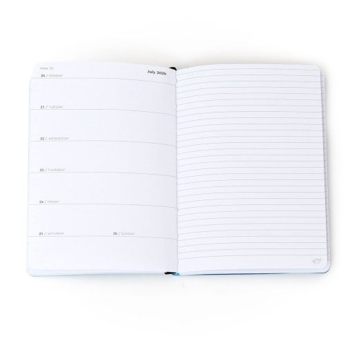 Agenda semanal Pocket 128x172mm 2026 MR.WONDERFUL azul