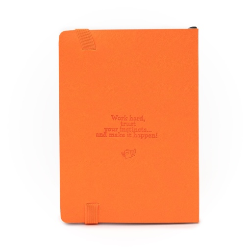 Agenda semanal Pocket 128x172mm 2026 MR.WONDERFUL laranja