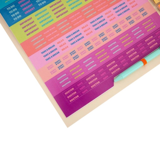 Calendário de parede magnético familiar 2026 MR.WONDERFUL "A melhor versão de nós"