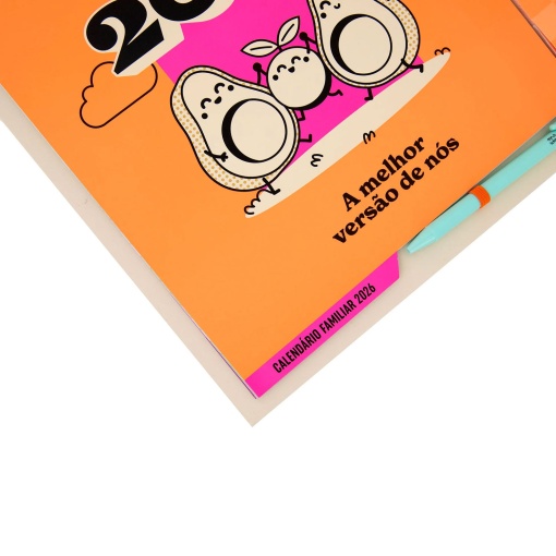 Calendário de parede magnético familiar 2026 MR.WONDERFUL "A melhor versão de nós"