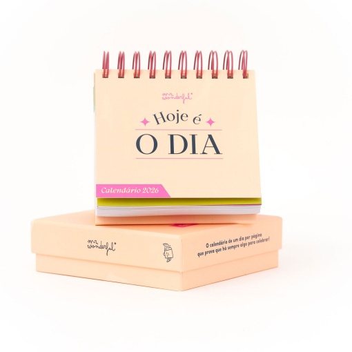 Calendário de mesa 2026 MR.WONDERFUL "Hoje é o dia"