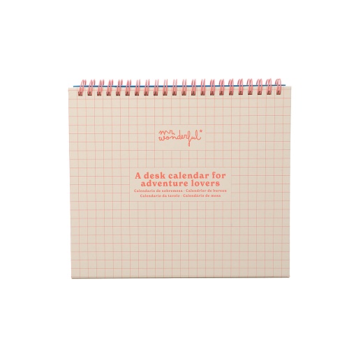 Calendário de mesa 2026 MR.WONDERFUL "Going somewhere?"