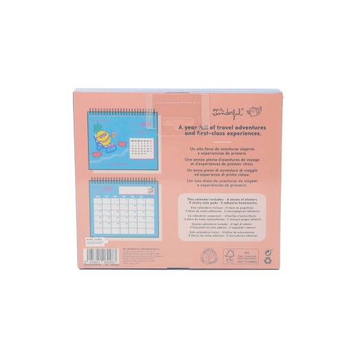 Calendário de mesa 2026 MR.WONDERFUL "Going somewhere?"