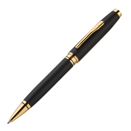 Esferográfica CROSS Coventry preto mate Golden Trim M