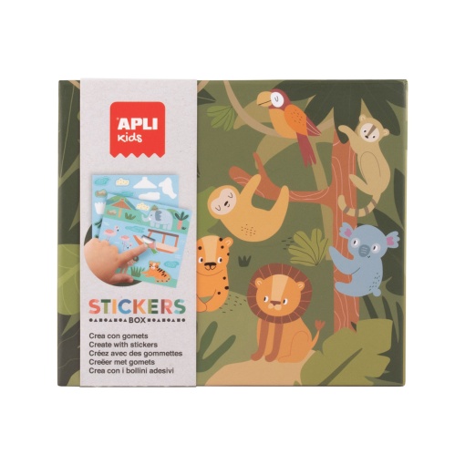 Stickers geométricos - safari APLI Kids