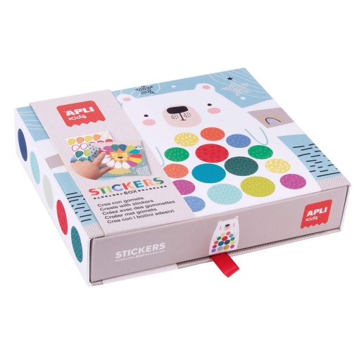 Stickers geométricos - urso APLI Kids