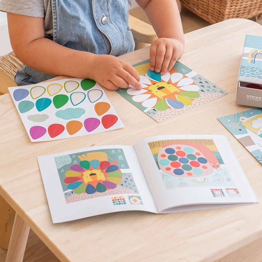 Stickers geométricos - urso APLI Kids