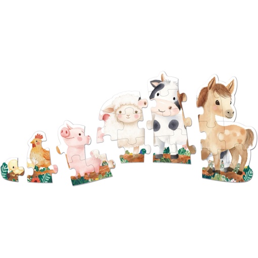 Puzzle APLI Kids 1-2-3-4-5 peças quinta