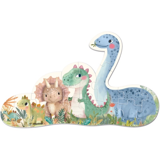 Puzzle APLI Kids 1-2-3-4-5 peças dinos