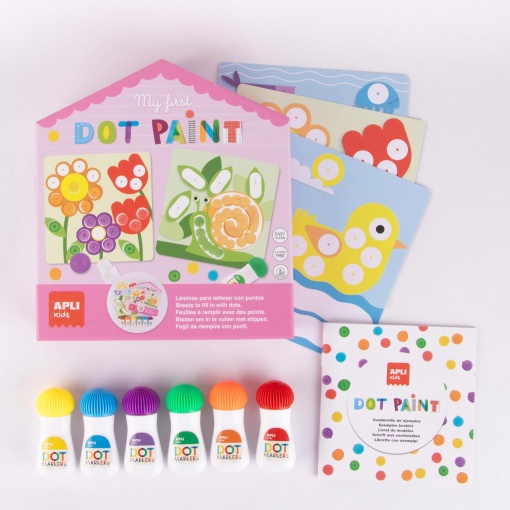 My First - pintura com pontos APLI Kids