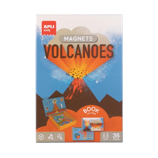 Magnets vulcões 35 peças APLI Kids