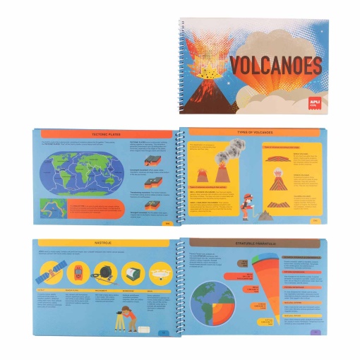 Magnets vulcões 35 peças APLI Kids