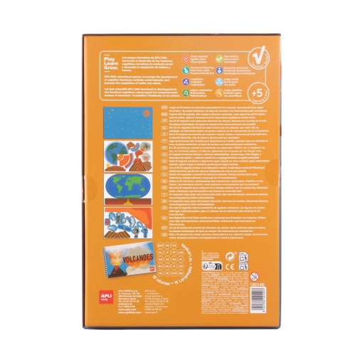 Magnets vulcões 35 peças APLI Kids