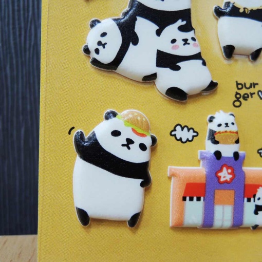 Autocolantes SUATELIER panda - 1 folha