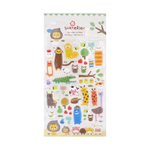 Autocolantes SUATELIER animais - 1 folha