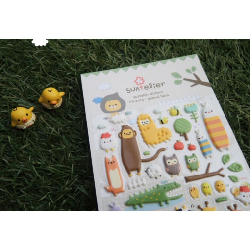 Autocolantes SUATELIER animais - 1 folha