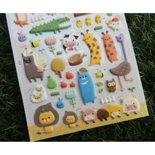 Autocolantes SUATELIER animais - 1 folha