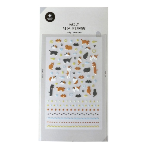 Autocolantes SUATELIER deco gatos - 1 folha