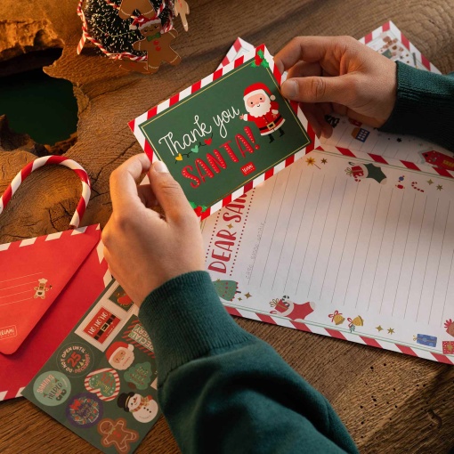 Kit para escrever carta ao Pai Natal LEGAMI It's Christmas Time