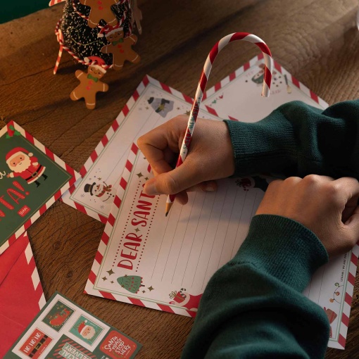 Kit para escrever carta ao Pai Natal LEGAMI It's Christmas Time