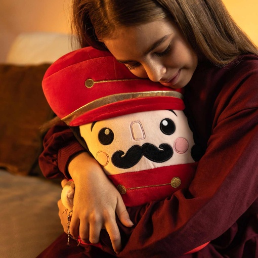 Almofada soldado quebra-nozes Super Soft! 27x43cm LEGAMI It's Christmas Time