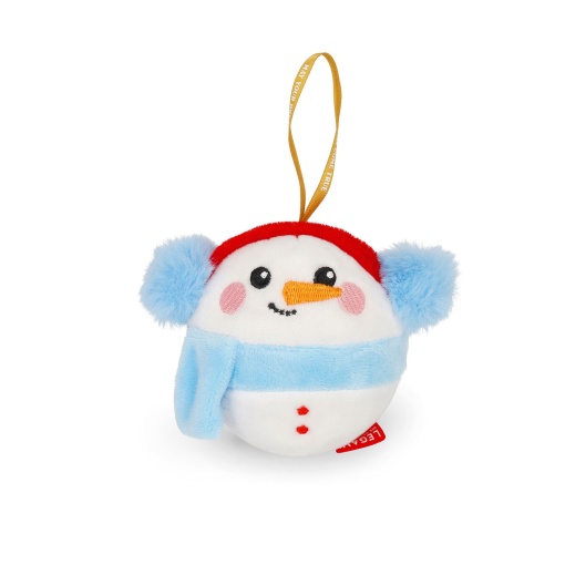 Decoração de peluche para árvore de Natal - boneco de neve LEGAMI It's Christmas Time
