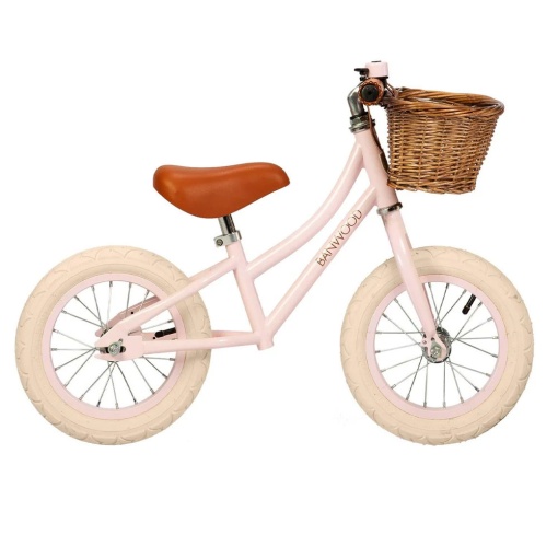 Bicicleta sem pedais rosa BANWOOD Eco BW-F1G-PINK