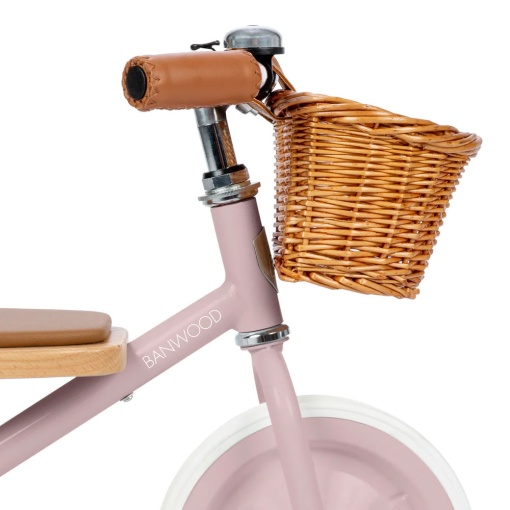 Triciclo vintage rosa BANWOOD Eco BW-TRIKE-DUSTYPINK