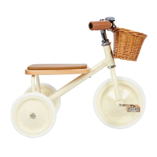 Triciclo vintage bege BANWOOD Eco BW-TRIKE-CREAM
