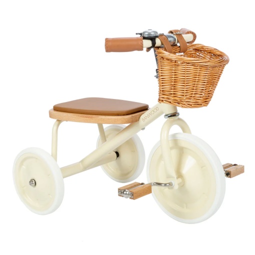 Triciclo vintage bege BANWOOD Eco BW-TRIKE-CREAM