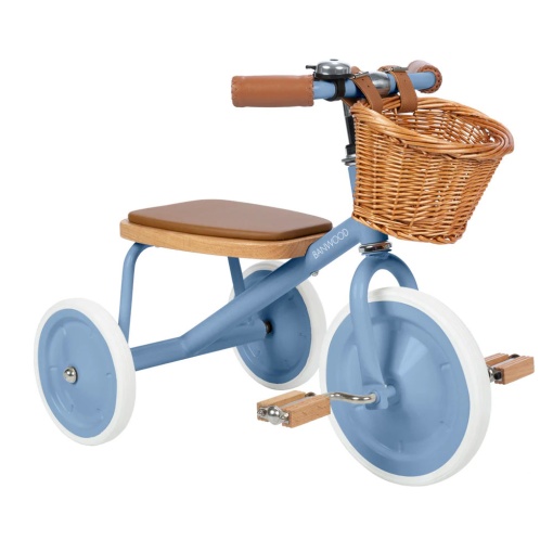 Triciclo vintage azul BANWOOD Eco BW-TRIKE-BLUE