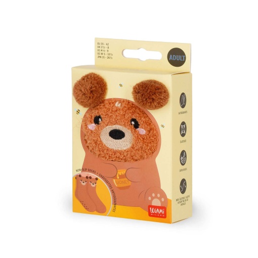 Meias antiderrapantes LEGAMI It's a Match! - teddy bear 35-42
