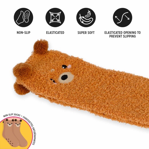 Meias antiderrapantes LEGAMI It's a Match! - teddy bear 35-42