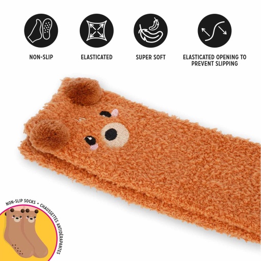 Meias antiderrapantes LEGAMI It's a Match! - teddy bear 26-34