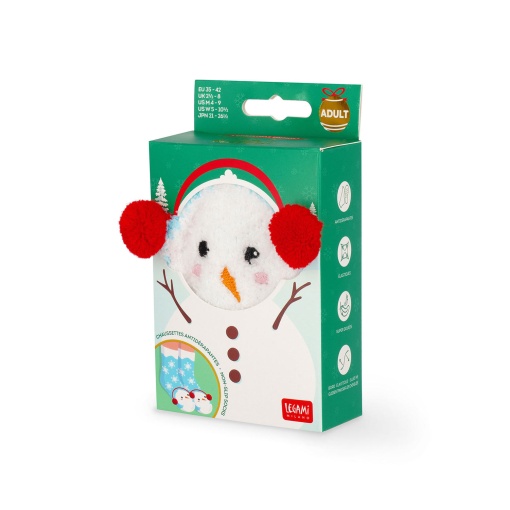 Meias antiderrapantes LEGAMI It's a Match! Natal - boneco de neve 35-42
