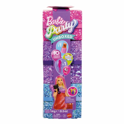 Barbie Party Unboxed gato preto MATTEL JFG68/JFY68