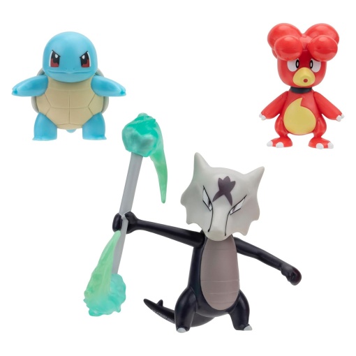 Pokémon multipack 3 figuras - Squirtle + Marowak de Alola + Magby