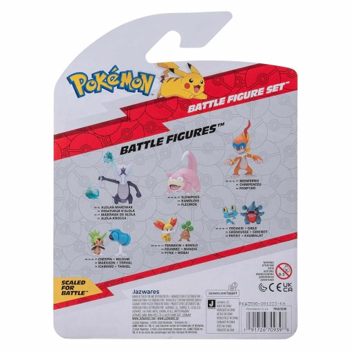 Pokémon multipack 3 figuras - Darumaka + Psyduck + Charmander