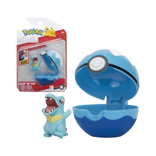 Pokémon Clip n'Go - Tododile + bola de mergulho